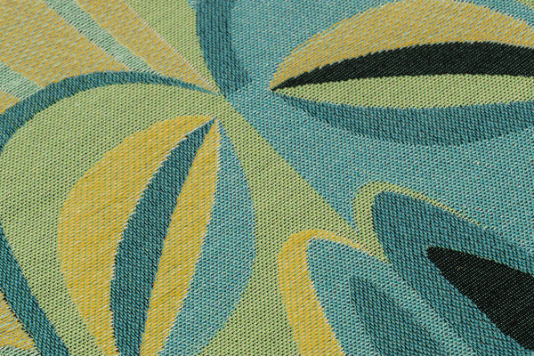 "Maui" Green Tiki Tapestry | Shag's Tiki Tapestries | Fabric Example | Shag (Josh Agle) | The Shag Store