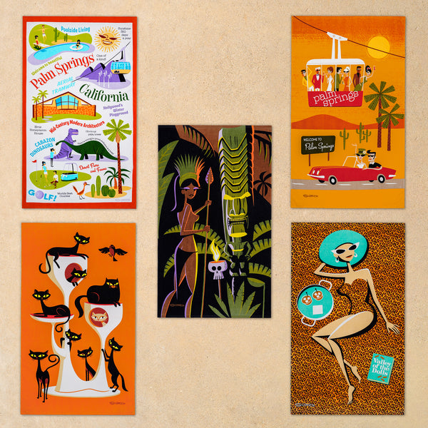 Shag Beach Towel Bundle | 5 Unique Beach Towel Designs | Shag (Josh Agle) | The Shag Store