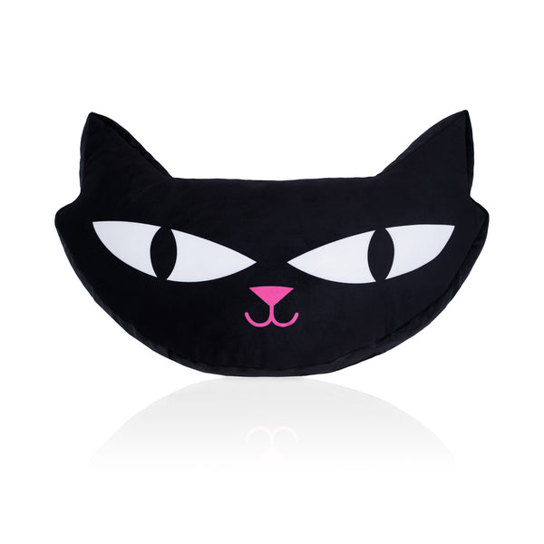 "Black Cat" Throw Pillow | Shag (Josh Agle) | The Shag Store