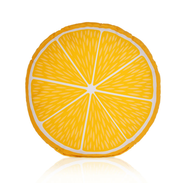 "Lemon Slice" Shag Throw Pillow | Lemon Slice Side | Shag (Josh Agle) | The Shag Store