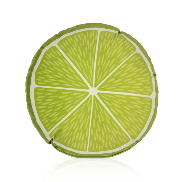 "Lime Slice" Shag Throw Pillow | Lime Slice Side | Shag (Josh Agle) | The Shag Store