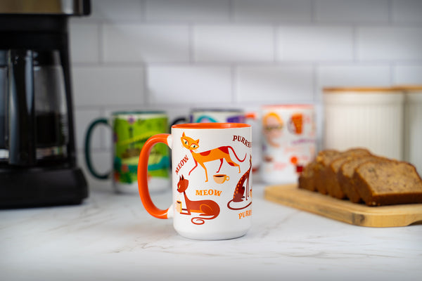 "Coffee with Shag" Coffee Mug | Shag (Josh Agle) | The Shag Store (Kitchen)