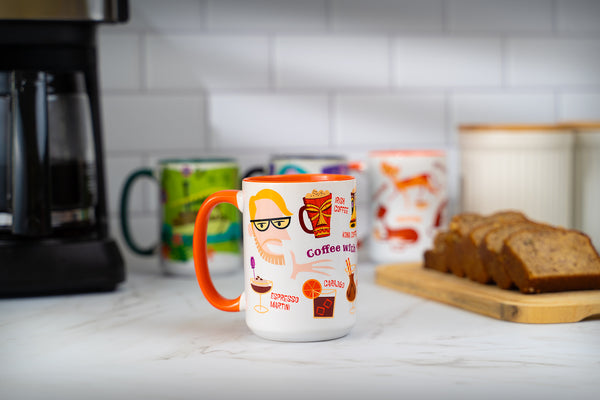 "Coffee with Shag" Coffee Mug | Shag (Josh Agle) | The Shag Store (Kitchen)