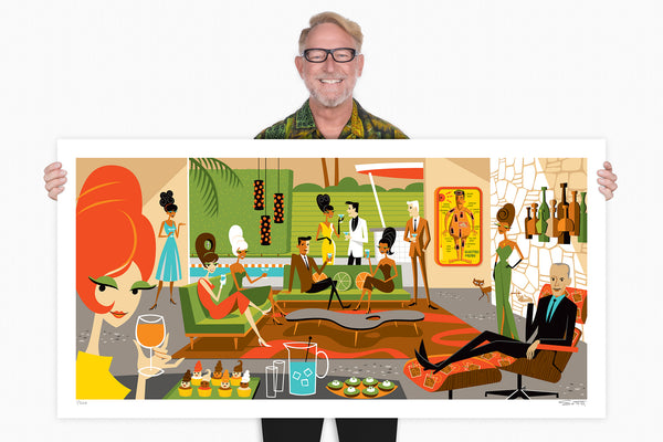 “The First Annual Meeting of the Society for Architectural Hair” Fine Art Print