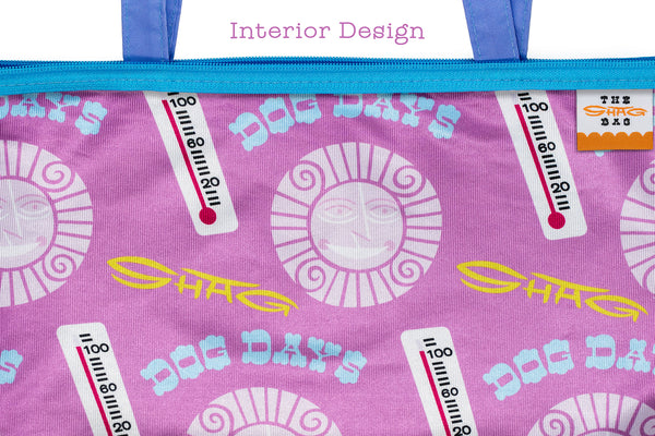 "Dog Days" Tote Bag | Shag (Josh Agle) | The Shag Store (Liner)