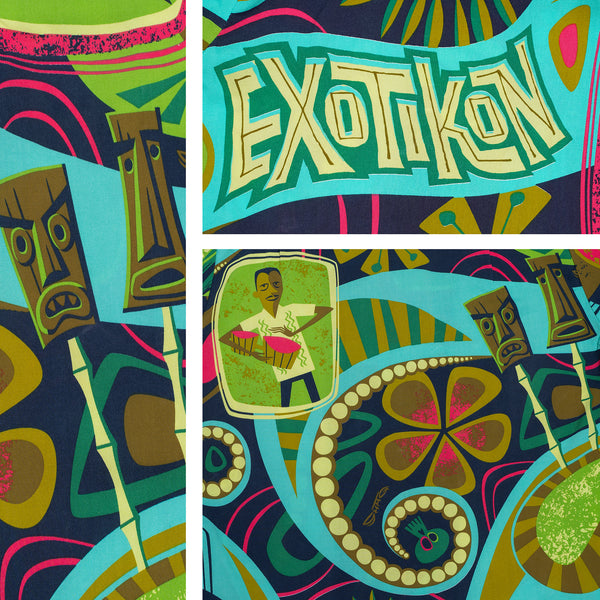 "Exoticon" Aloha Shirt | Shag (Josh Agle) | Pattern | The Shag Store