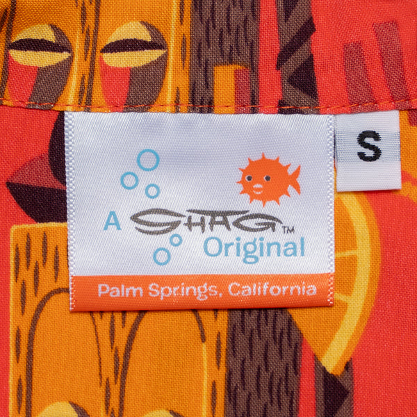 "Big Kahuna Bash" Aloha Shirt | Shag (Josh Agle) | Tag | The Shag Store