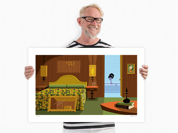 "How to Win Friends" Fine Art Print with Shag (Josh Agle) | The Shag Store