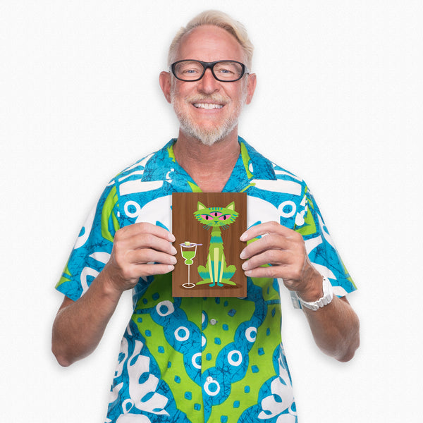 "Absinthe" Fine Art Print on Wood | "The Intoxicats" Series