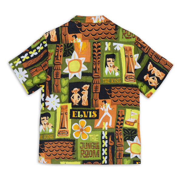 "The Jungle Room" Aloha Shirt | Elvis Presley's Graceland | Shag (Josh Agle) | Back | The Shag Store