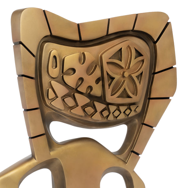 "Ku-Kua" Cold Cast Bronze Sculpture | Shag (Josh Agle) | The Shag Store (Back Head)
