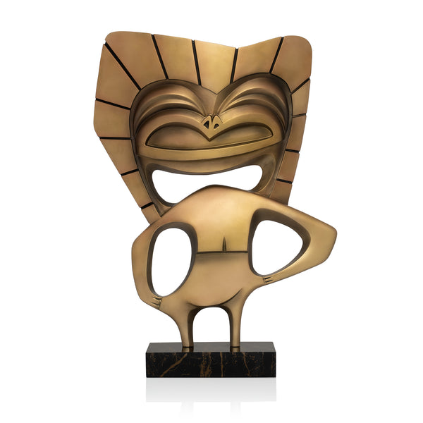 "Ku-Kua" Cold Cast Bronze Sculpture | Shag (Josh Agle) | The Shag Store (Front)