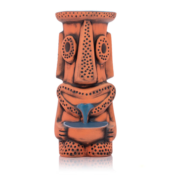 "The Cool Drooler" Tiki Mug & Fine Art Print | "Shag Store" Orange Edition | Tonga Hut's 65th Anniversary Mug