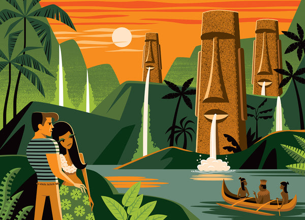 "The Uncanny Valley" Fine Art Print | Shag (Josh Agle) | The Shag Store