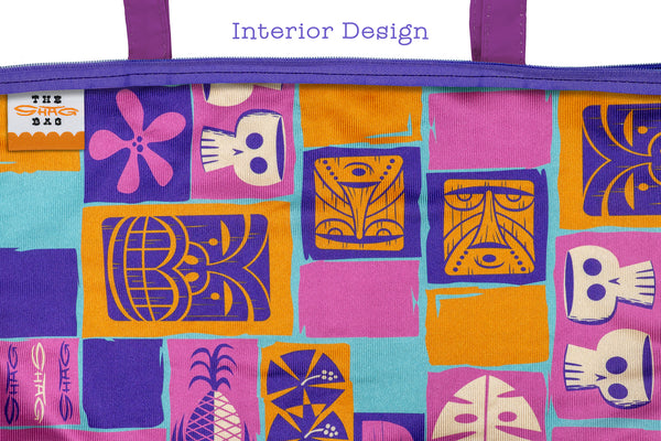 "Tiki Totem" Tote Bag | Shag (Josh Agle) | The Shag Store (Interior)