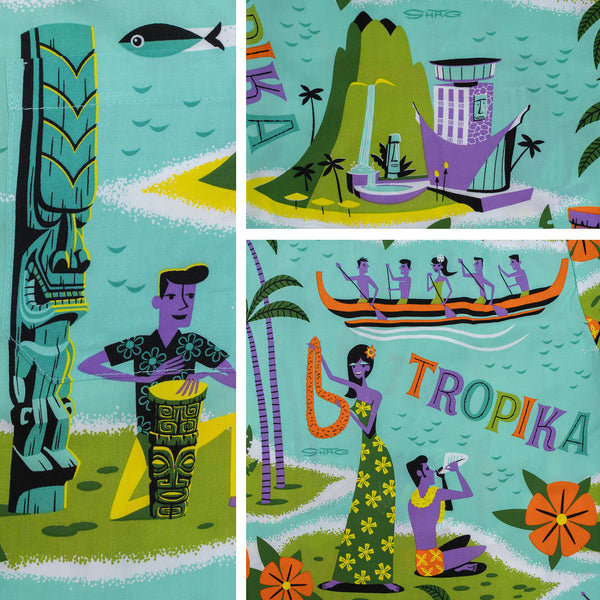 "Tropika" Tikiyaki Orchestra Aloha Shirt | Shag (Josh Agle) | Pattern | The Shag Store