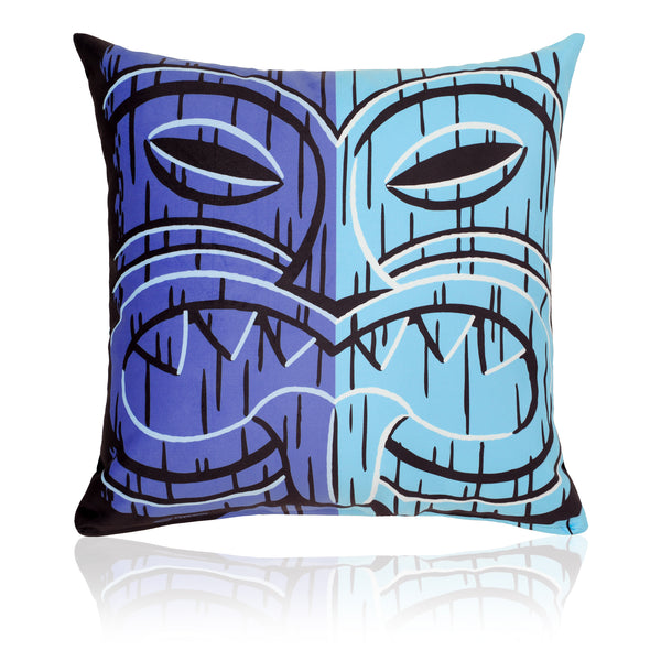 Blue Tiki Pillow | Shag (Josh Agle) | The Shag Store