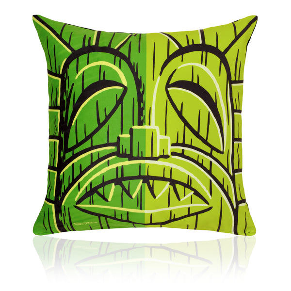 Green Tiki Pillow | Shag (Josh Agle) | The Shag Store
