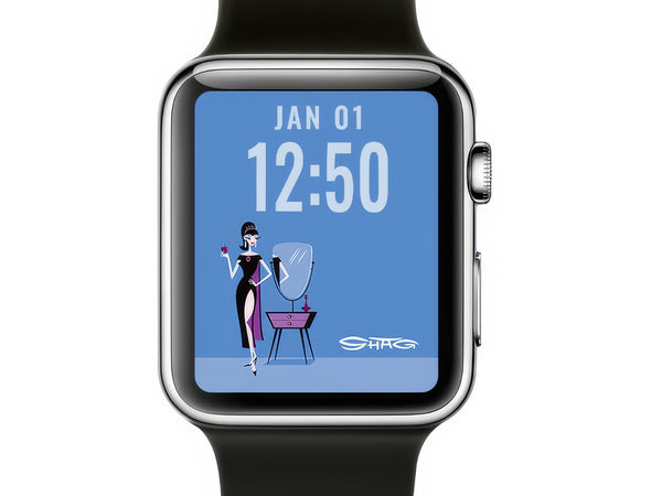 "Bad Apple" Shag iWatch Wallpaper | Shag (Josh Agle) | The Shag Store