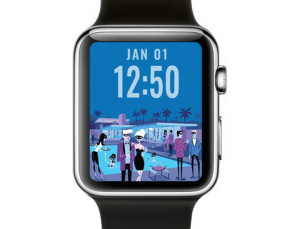 "The Incognitos" Shag iWatch Wallpaper | Shag (Josh Agle) | The Shag Store
