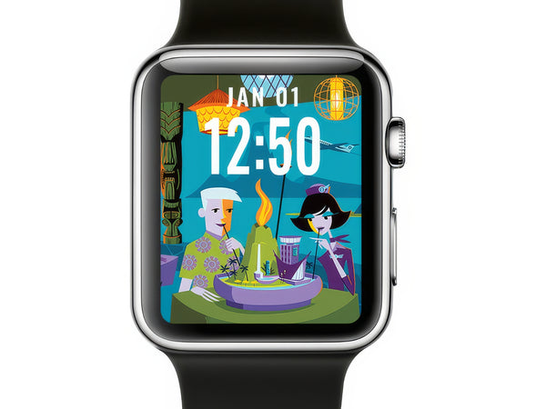 "Tropika" Shag iWatch Wallpaper | Shag (Josh Agle) | The Shag Store