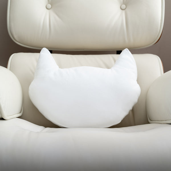 "White Cat" Throw Pillow | Shag (Josh Agle) | The Shag Store (Chair Back Sqaure)