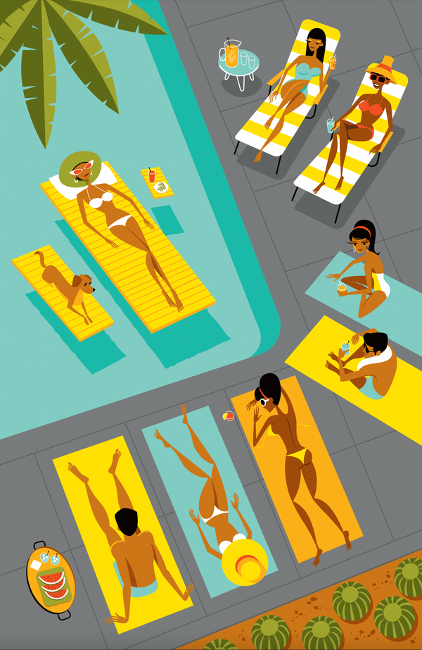 "86 in the Shade" Fine Art Print | Shag (Josh Agle) | The Shag Store