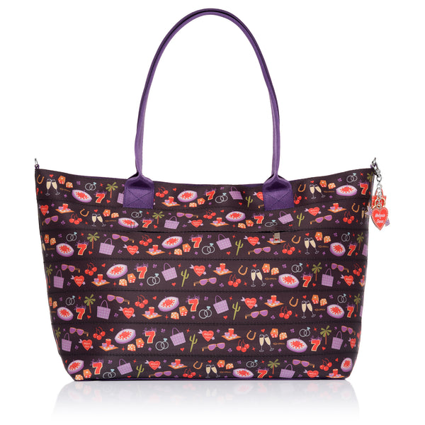 Wanderer Seatbelt Bag | Shag X Harveys "Viva Las Vegas" | Shag (Josh Agle) | Front | The Shag Store