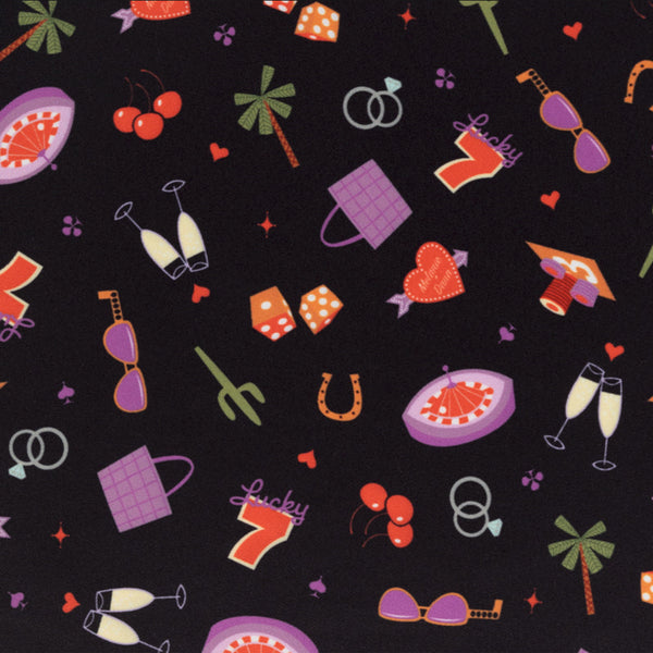 "Leaving Las Vegas" Medium Streamline Seatbelt Tote Bag | Shag X Harveys "Viva Las Vegas" | Interior Lining