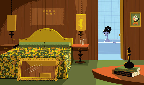 "How to Win Friends" Fine Art Print | Shag (Josh Agle) | The Shag Store