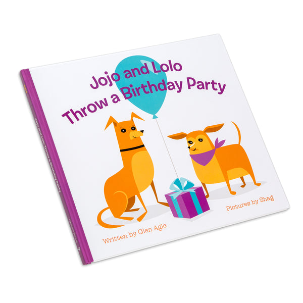 "Jojo and Lolo Throw a Birthday Party" Children's Book | Nailor Wills Publishing | Cover (2) | The Shag Store