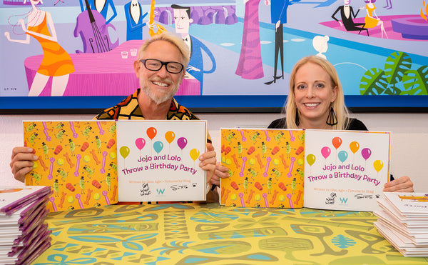 "Jojo and Lolo Throw a Birthday Party" Children's Book | Nailor Wills Publishing | Shag Signing (2) | The Shag Store