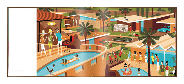 "SHAG · PALM SPRINGS" Collector's Edition | Purple Clamshell Case | Book Interior 6 | Shag (Josh Agle) | The Shag Store