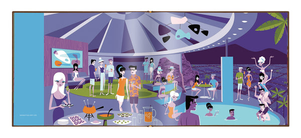 "SHAG · PALM SPRINGS" Collector's Edition | Purple Clamshell Case | Book Interior 11 | Shag (Josh Agle) | The Shag Store