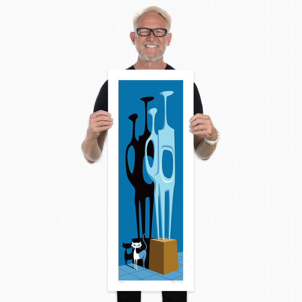"Shadow World" Fine Art Print with Shag (Josh Agle) | The Shag Store