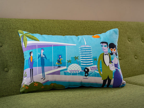 "LA Modern" Throw Pillow | Shag (Josh Agle) | The Shag Store