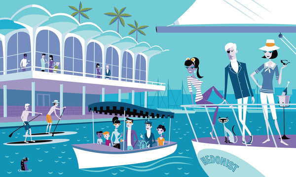 "The Seafarers" Fine Art Print | (Shag Josh Agle) | The Shag Store