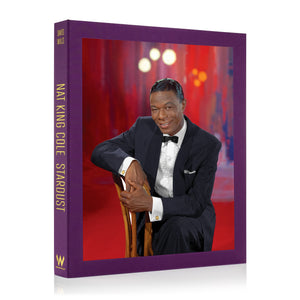 "NAT KING COLE: STARDUST" Limited Edition Hardcover Book in Clamshell Case | Nailor Wills Publishing | Clam Front Skew