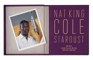 "NAT KING COLE: STARDUST" Limited Edition Hardcover Book in Clamshell Case | Nailor Wills Publishing | Open Clam & Print