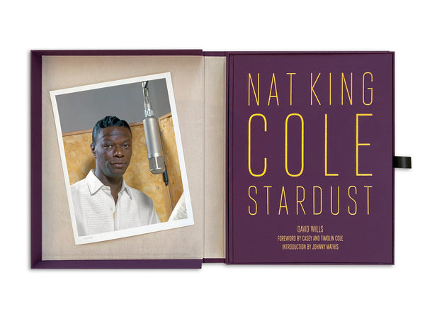 "NAT KING COLE: STARDUST" Limited Edition Hardcover Book in Clamshell Case