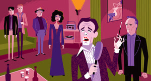 "A Candy Colored Clown” Fine Art Print | Shag (Josh Agle) | The Shag Store