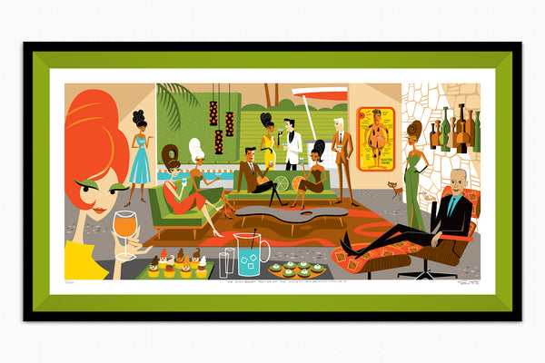 “The First Annual Meeting of the Society for Architectural Hair” Fine Art Print
