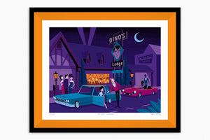 "Dino's Lodge" Fine Art Print