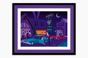 "Dino's Lodge" Fine Art Print