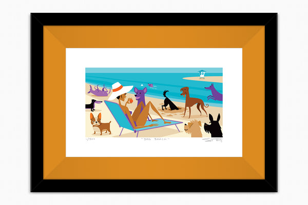 "Dog Beach" Fine Art Print