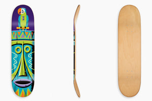 Shag's "Tiki God" Fine Art Skateboard Decks