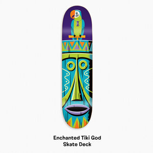 Shag's "Tiki God" Fine Art Skateboard Decks