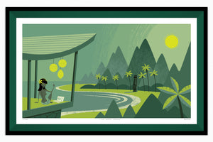 "Green Lagoon" Fine Art Print