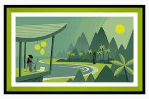 "Green Lagoon" Fine Art Print