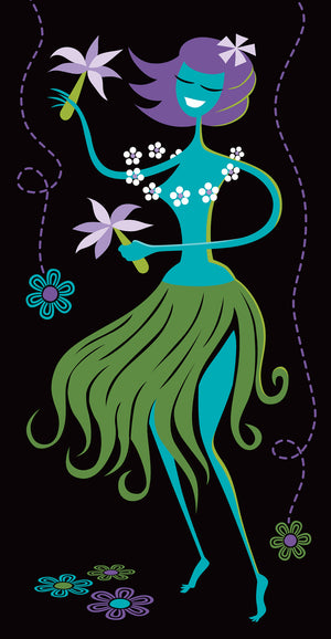 "Hula Power 1" Fine Art Print | Shag (Josh Agle) | The Shag Store